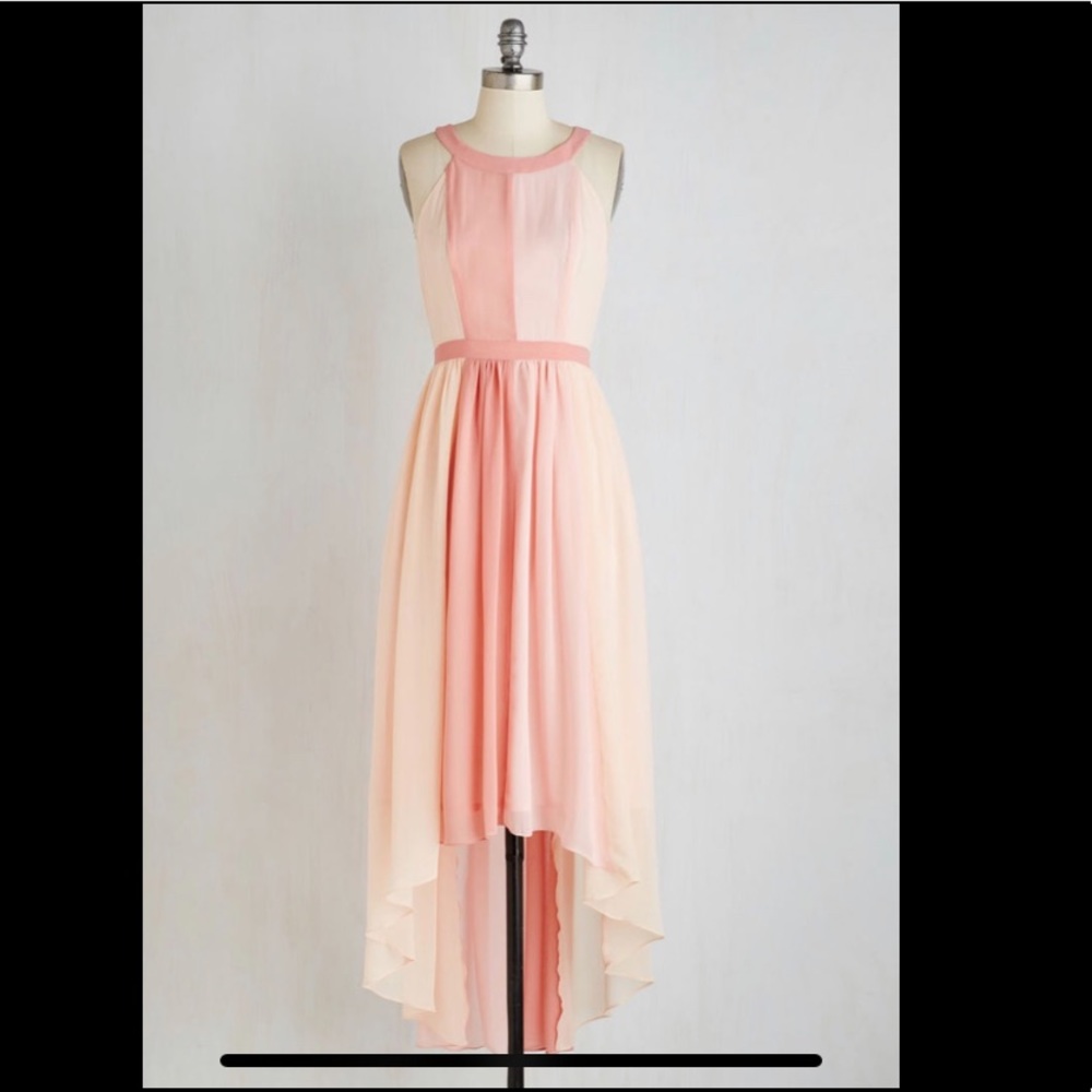ModCloth ‘Peachyqueen’ High-Low dress